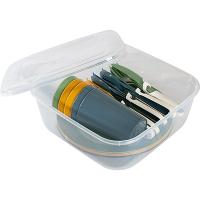 LILI HOME SET PICNIC GOURMET – 4 SERVICIOS | 25 PZAS. | 4 L ideal para disfrutar al aire libre con familia y amigos. Con materiales resistentes y reutilizables. Perfecto para camping, excursiones, playa o reuniones en el jardín. - details 1