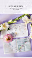 Yoofun 20pcs Etiquetas De Estación Con Pétalos Y Papel Washi Para Regalos Tarjetas De Diario Scrapbooking Decoración De Cuaderno - details 4