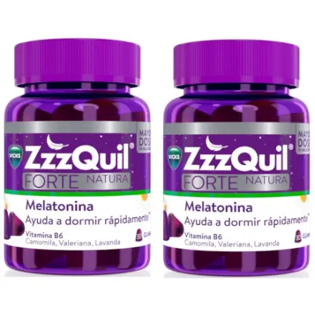 ZZZQUIL NATURA FORTE SABOR FRUTOS DEL BOSQUE 60 GUMMIES - 1