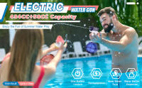 Glock pistola de agua de juguete portátil, pistola de agua automática, juguetes de pistola de agua de ráfaga eléctrica - details 2