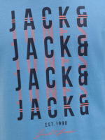 Jack & Jones SS25 Hombre Pack 2 Camisetas de Algodón Mod JJDELVIN logo estampado Moda Casual Informal REF 247813 - details 12
