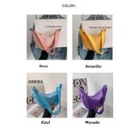 Bolso Transversal De Dumpling Para Mujer Gran Capacidad De Viaje Color Sólido Bolsa De Pecho Diseñada Para Mujeres Diario Calle Fanny Packs - details 29