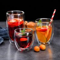 Taza Aislada De Vidrio Doble Capa Para Café Té Vino Cerveza Leche 150/250/350/450ml Resistente Al Calor Y Frío Uso Doméstico - details 7