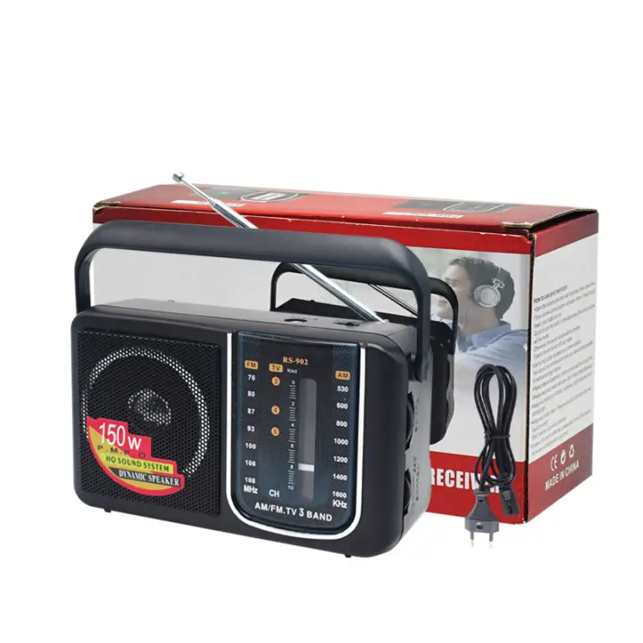 Tienda BIT Radio Portátil AM FM De Badería Mayor Receptor Duración Extensivas Para Emergencias Huracán Caminar Correr Televisión Radio - 1
