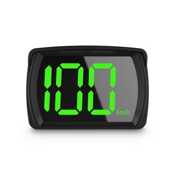 Velocímetro digital con GPS, compatible con todos los coches, fuente grande, km/h y mph, accesorios para coche. - 1