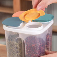 Caja De Almacenamiento De Cereales 1.5/2.3L Juego De Botellas Selladas Con Tapa Para Granos Noodles Té Alimentos Frescos Contenedor Para La Cocina - details 10