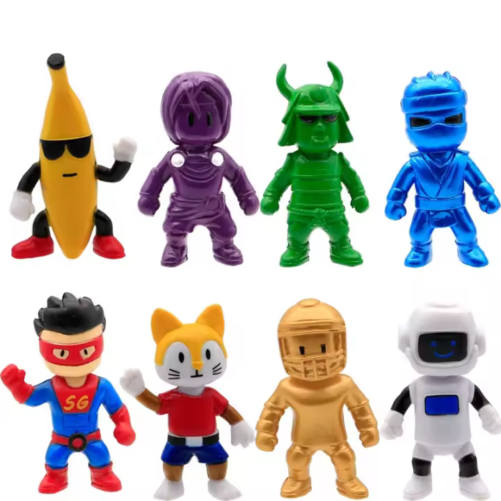 Figura De Acción Stumble Guys Kawaii Anime PVC Modelo Juego Estatua Set Multijugador Colección Regalo De Cumpleaños Para Niños - 1