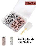 Kit De 61 Piezas De Bandas De Arena Para Uñas Con Eje Para Máquina Eléctrica De Manicura Mini Pulidora De Uñas Y Polvo De Grano Fino 3.1MM - details 5