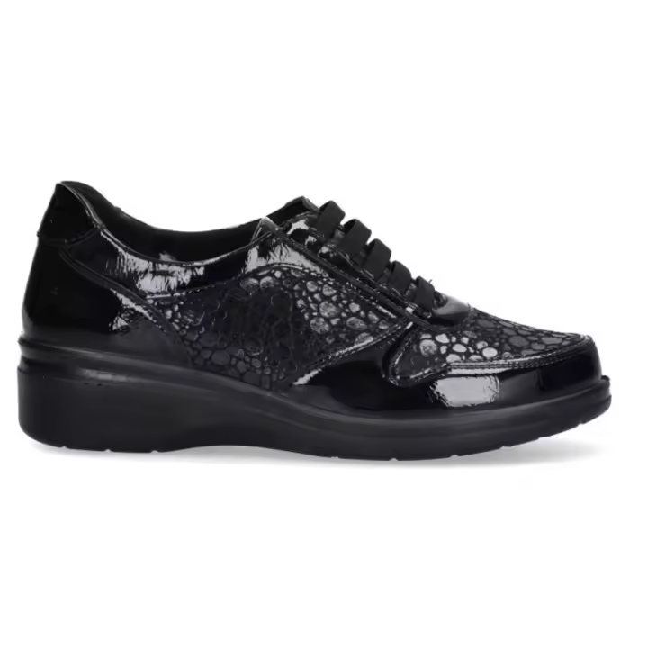 Amarpies zapato confort para mujer amd27072 color negro - 1