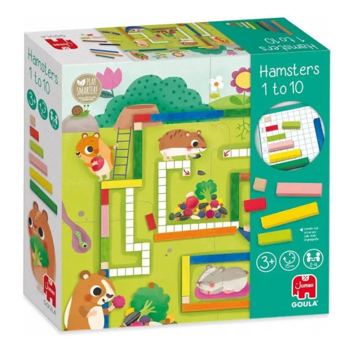 JUEGO MADERA HAMSTERS 1 TO 10 GOULA DE DISET - 1