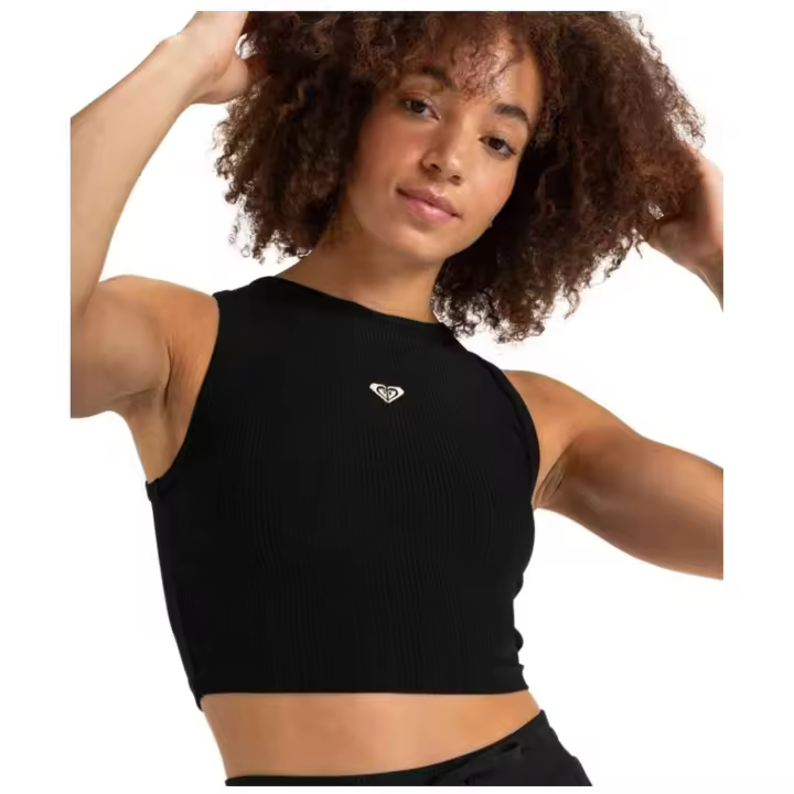 Top Roxy Rise & Vibe para mujer en color negro - 1