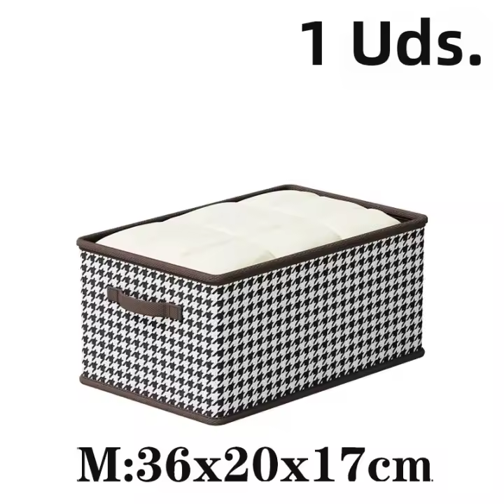 Organizador De Ropa Collapsible Gran Capacidad 1/2/3/5PCS Cajas De Almacenamiento De Ropa Y Juguetes Ecológicas Rectangulares Modernas - 1