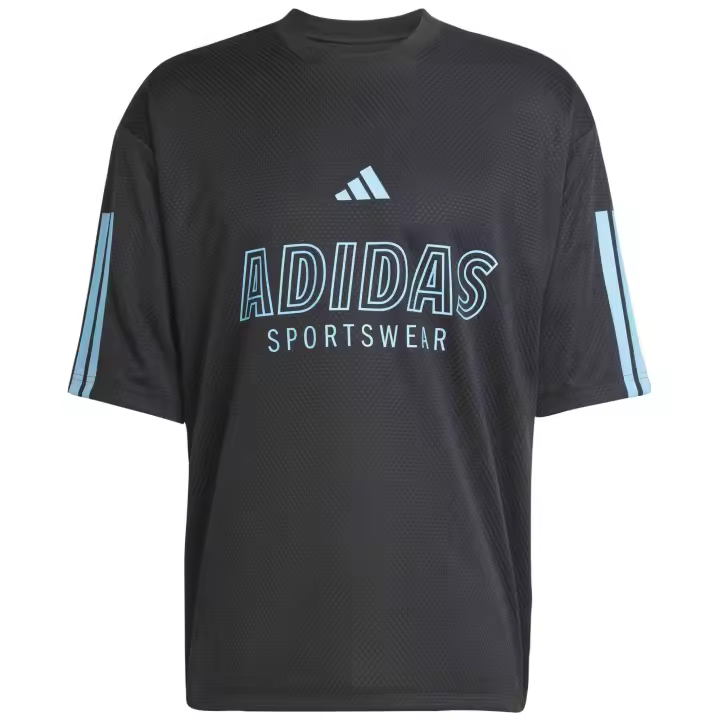 Camiseta de Manga Corta Adidas  para hombre en color negro - 1