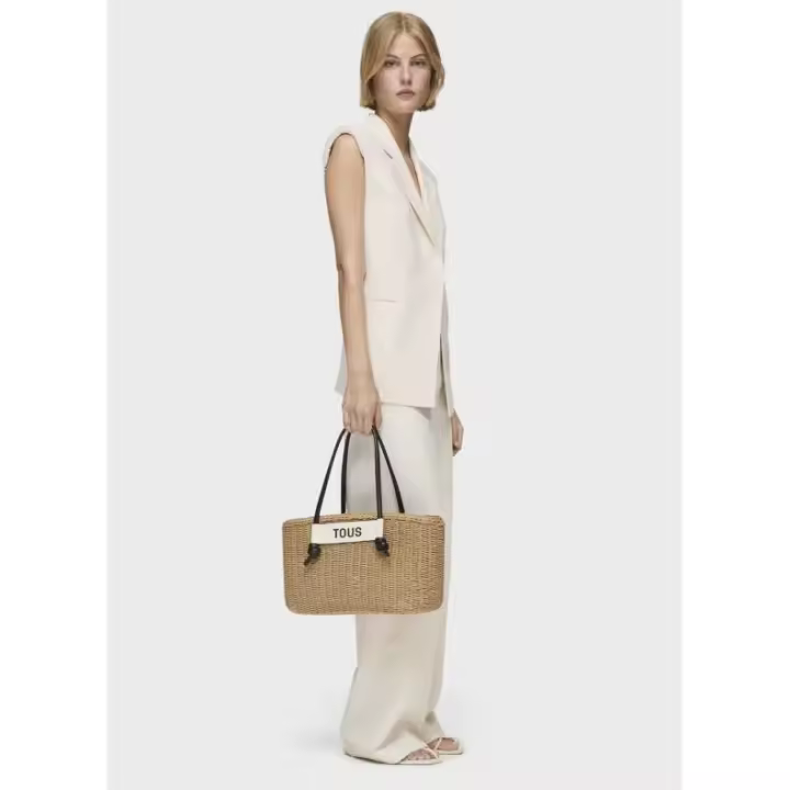 Capazo Tous L. T Scoubidou beige - 1