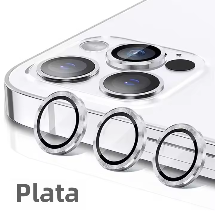Protector De Lente De Cámara Metálico Para iPhone 11 12 13 14 15 pro Max 15 14 plus 13 12 Mini Protección Para Glass De Cámara En iPhone 14 pro Max - 1