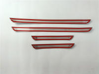 4PCS/Lot Placa De Entrada Ultrafina De Acero Inoxidable Para Volkswagen Passat B7 Cubierta De Pedal Para Puerta Del Coche - details 3