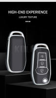 Funda De Llave De Coche TPU Para Ford Fusion Fiesta Escort Mondeo Everest Ranger Figo Ecosport MK8 Kuga F150 Con Llavero - details 2