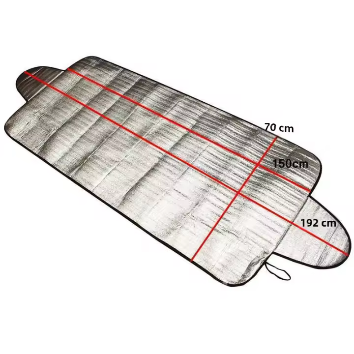 Cortina De Sol Para Coche Protección UV Visera De Parabrisas Anticongelante Y Anti Nieve Material De Aluminio Y Esponja - 1