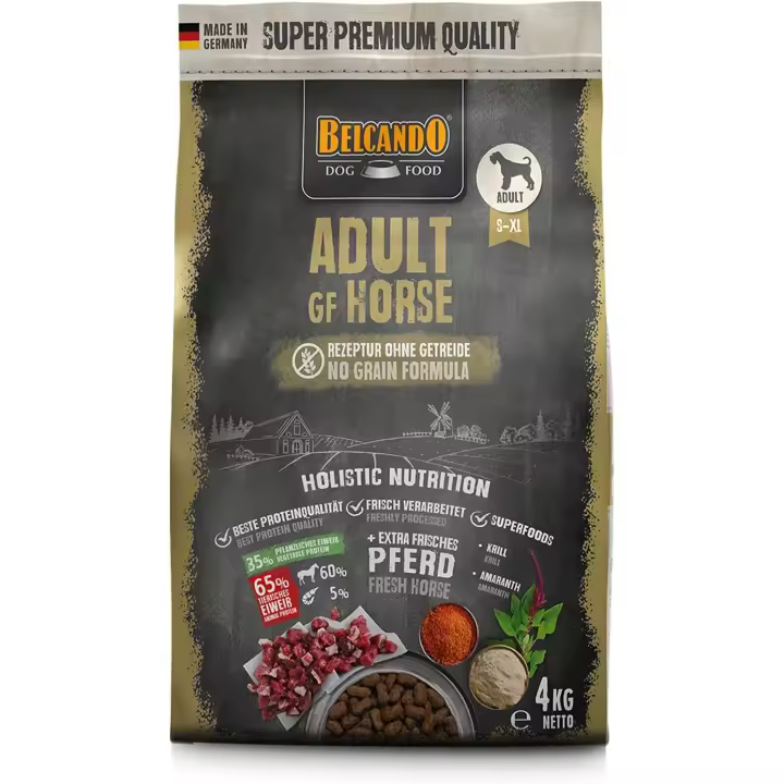 Belcando Pienso Grain Free de Caballo para Perros 1 Kg - 1