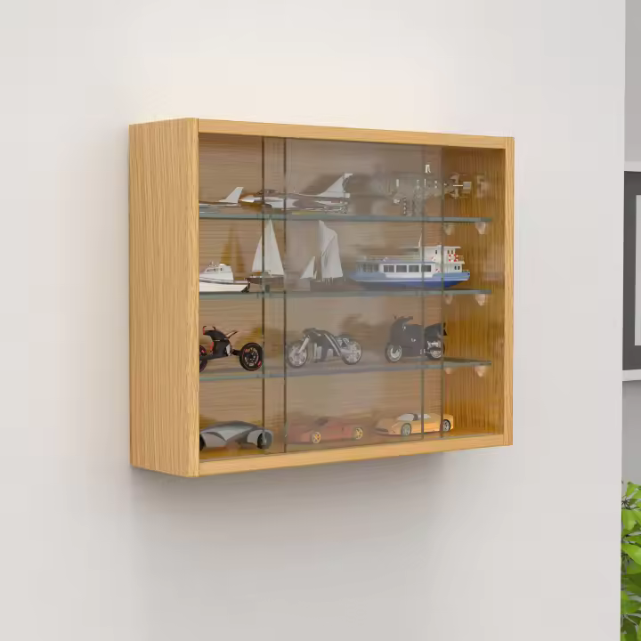 Vitrina mural de cristal de madera Vitrina mural Vitrina de coleccionista Drivalo S Vitrina mural de cristal de madera Vitrina mural Vitrina de coleccionista Drivalo S - 1