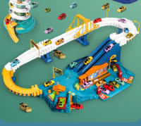 Juguete Interactivo De Dinosaurio Para Niños Coche De Ferrocarril Eléctrico Con Parking Y Aventura Juego De Construcción Mecánico Para Cerebro - details 8