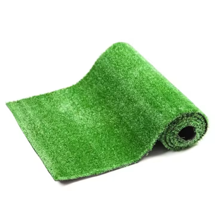 Césped artificial, alfombra de hierba sintética para jardín, césped enrollable de plástico, alfombra de césped para terraza, balcón, 7 mm de altura - 1