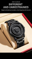 Reloj De Pulsera Masculino PENGAGAR De Acero Inoxidable Resistente Al Agua Y a La Magnetización Con Puntero Scrolls Creativo Caja Incluida - details 13