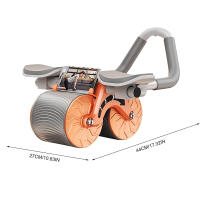 Rueda Ab de rebote automático con temporizador y almohadilla para arrodillarse, rodillo de rueda Abdominal, equipo de ejercicio físico Entrena rápidamente los músculos abdominales adecuado para usar en casa, gimnasio u oficina - details 1