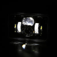Faros LED 12V 24V 4x6 Pulgadas H4 Lámpara De Trabajo Cuadrada Para Reemplazo En Coches Jeep Motocicletas Camiones GMC Chevrolet - details 3