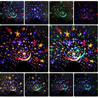 Proyector De Estrellas Lámpara Nocturna Galaxia De Estrellas Rotativas Luna LED Para Decoración De Habitación Infantil - details 2