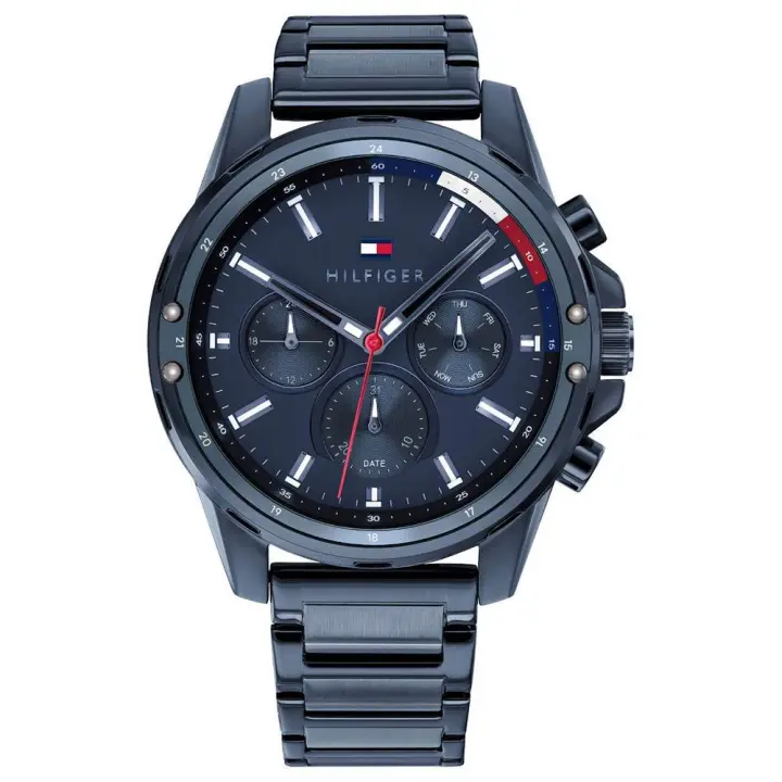Tommy Hilfiger Reloj hombre 1791789, Incluye Caja Original, Diámetro: 45MM - 1