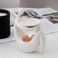 Quemador de aceite con estilo, soporte para velas de cera, quemador de tartas, difusor, decoración para spa, dormitorio, decoración del hogar, regalo, adorno - details 2