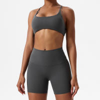 Sudadera Deportiva Para Mujer De Terciopelo Suave Alta Elasticidad Y Secado Rápido Cross Back Yoga Running Fitness Workout - details 13