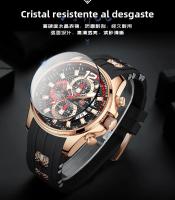 Reloj De Deporte Para Hombre MINI FOCUS Reloj De Cuarzo Impermeable Con Pantalla Grande Y Luminoso Correa De Silicona Resistente Al Choque Y Con Calendario - details 10