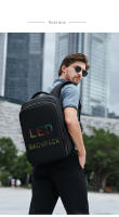 Mochila Inteligente LED 15.6 Pulgadas Para Negocios Y Viajes Con Pantalla Mochila Multimedia Para Hombres Y Mujeres Estilo Moderno - details 13