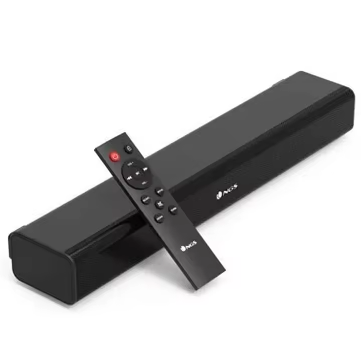 Barra de Sonido con Bluetooth NGS Subway/ 40W/ 2.0/ Negra - 1