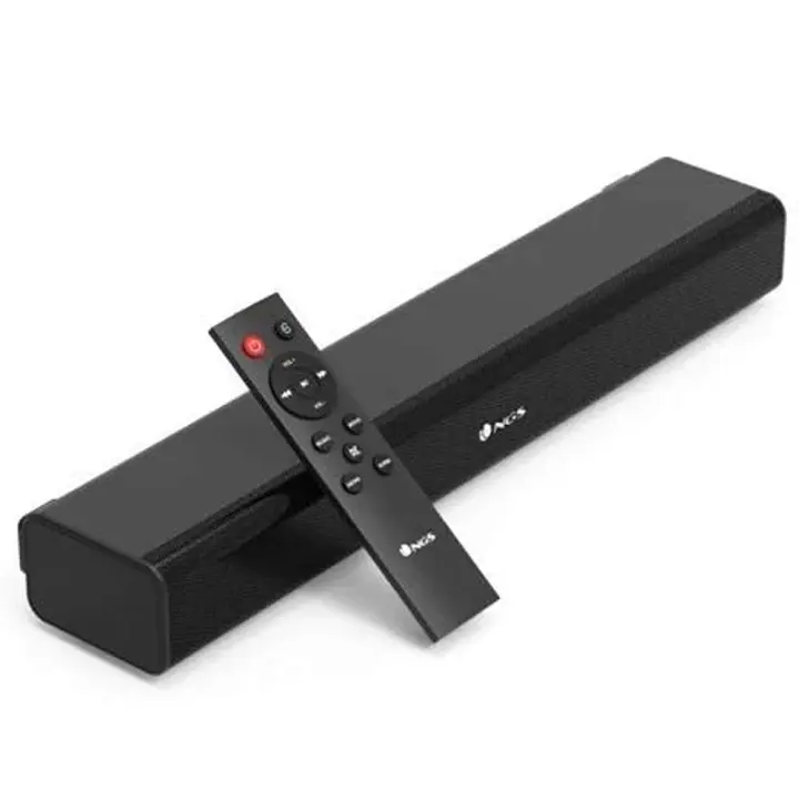 Barra de Sonido con Bluetooth NGS Subway/ 40W/ 2.0/ Negra/Inalámbrica y cableada/Bluetooth, Auxiliar, RCA, Óptico - 1