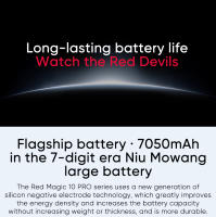REDMAGIC 10 Pro 5G Smartphone Gaming Snapdragon 8 Elite 6.85" 1.5K BOE Q9+ Display FHD+ 144Hz 7050mAh Batería Cargador Rápido 80W REDMAGIC OS 10.0 ESPAÑA - details 21