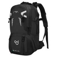 Ociodual Mochila Senderismo 40L Negra Ligera Impermeable Mochila Viaje Supervivencia Plegable Mochila Mujer Camping Mochila Hombre Trekking Montaña Mochilas Marcha Nórdica Deporte - details 1