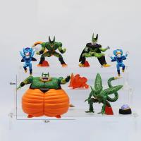 Set De 8 Figuras Dragon Ball Cell En Formas Variadas 8-10cm Modelos De Anime Ornamentos De Villano Figurines De Colección - details 0