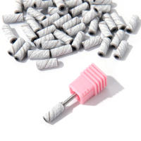 Cutter Zebra De Manicura Y Pedicura Para Uñas Blanco Gritos 80 120 180 240 Pulidora De Banda De Arena Reemplazo De Polvo De Gel - details 2