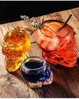 Taza De Té De Cristal Transparente Con Cabeza De Esqueleto Para Halloween Para Café Vino Cerveza Y Bebidas En Casa Bar Y Club - details 2