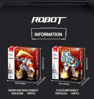 Bloques De Construcción Mecha Manned Sluban Robot Dual Form Joints Móvil Figura Modelo Juguetes Educativos Para Niños Regalo - details 17