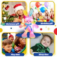 Muñeco De Peluche LED Rosa De 38cm Juguete Luminoso Musical Cojín De Terciopelo Conejo Cantante Regalo De Pascua Para Niñas Animal De Fondo - details 9