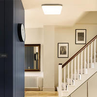 Lámpara de Techo con Sensor de Movimiento, 15W 1500LM Plafón LED de Techo con Control Remoto, Impermeable IP44 Lámpara de Baño, Luz de Sensor para Garaje, Bodega, Almacén Blanco Neutro 4000K [Clase de eficiencia energética A+] - details 3