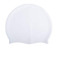 Gorro De Natación De Silicona Para Mujeres Y Hombres Impermeable Con Protección De Oídos Gran Tamaño Gorro De Buceo Elástico Para Piscina - details 15