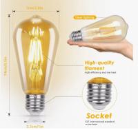 Bomb LED Edison Vintage, E27 4W, Luz Cálida, Estilo Retro - details 2