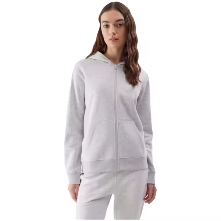 Sudadera con Capucha 4F  para mujer en color gris - 1
