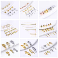 Bolas Redondas Y Planas De Latón Galvanizado En Oro 18K Para Suministros De Joyería DIY Accesorios Para Pulseras Y Collares - details 23