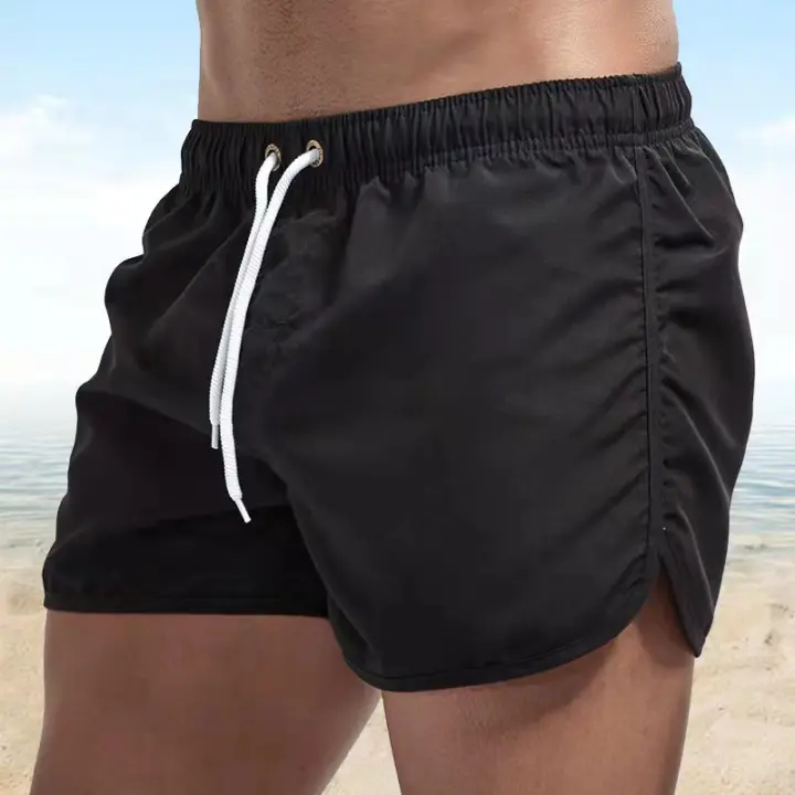 Shorts De Verano Para Hombre Casual Transpirables Shorts De Playa De Seda Helada Para Baloncesto Y Fitness Pantalones Cortos De Correr Cómodos - 1